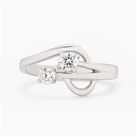 Anneau Idee Preziose dal 1987 Femme in Or blanc Zircone IP.AK18B/68 - IP.AK18B/68